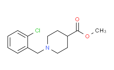 CAS No. 1057273-25-2, Methyl 1-(2-chlorobenzyl)piperidine-4-carboxylate