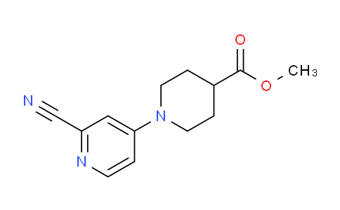 CAS No. 1283441-69-9, Methyl 1-(2-cyanopyridin-4-yl)piperidine-4-carboxylate