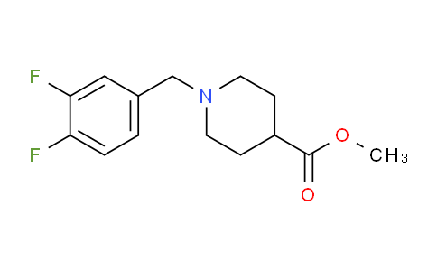 CAS No. 1057273-57-0, Methyl 1-(3,4-difluorobenzyl)piperidine-4-carboxylate