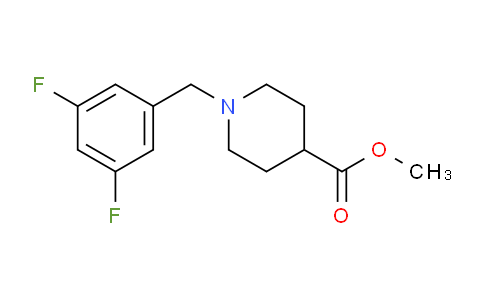 CAS No. 1057273-58-1, Methyl 1-(3,5-difluorobenzyl)piperidine-4-carboxylate