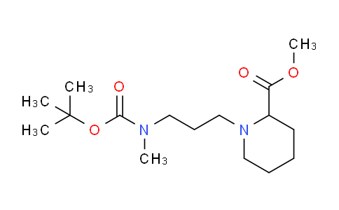 CAS No. 1313712-13-8, Methyl 1-(3-((tert-butoxycarbonyl)(methyl)amino)propyl)piperidine-2-carboxylate
