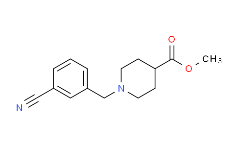 CAS No. 1016506-74-3, Methyl 1-(3-cyanobenzyl)piperidine-4-carboxylate