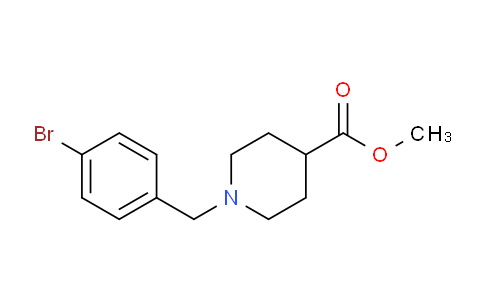CAS No. 1044924-03-9, Methyl 1-(4-bromobenzyl)piperidine-4-carboxylate