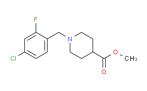 CAS No. 1443353-90-9, Methyl 1-(4-chloro-2-fluorobenzyl)piperidine-4-carboxylate
