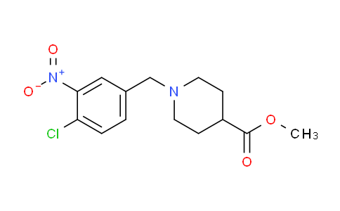 CAS No. 1097811-09-0, Methyl 1-(4-chloro-3-nitrobenzyl)piperidine-4-carboxylate