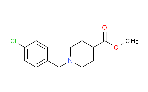 CAS No. 1057276-20-6, Methyl 1-(4-chlorobenzyl)piperidine-4-carboxylate