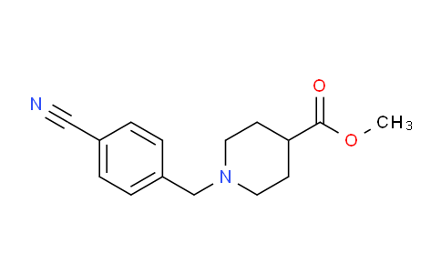 CAS No. 1016530-32-7, Methyl 1-(4-cyanobenzyl)piperidine-4-carboxylate