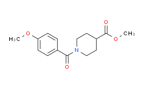 CAS No. 303994-55-0, Methyl 1-(4-methoxybenzoyl)piperidine-4-carboxylate