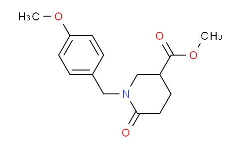 CAS No. 1044561-59-2, Methyl 1-(4-methoxybenzyl)-6-oxopiperidine-3-carboxylate