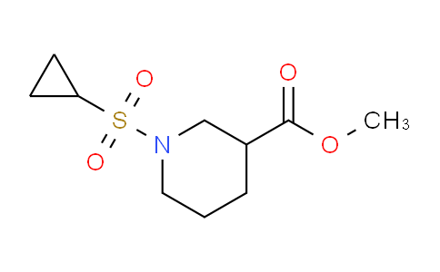 CAS No. 1427020-13-0, Methyl 1-(cyclopropylsulfonyl)piperidine-3-carboxylate