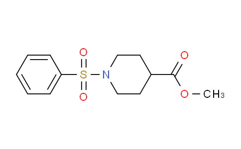 311794-15-7 | Methyl 1-(phenylsulfonyl)piperidine-4-carboxylate