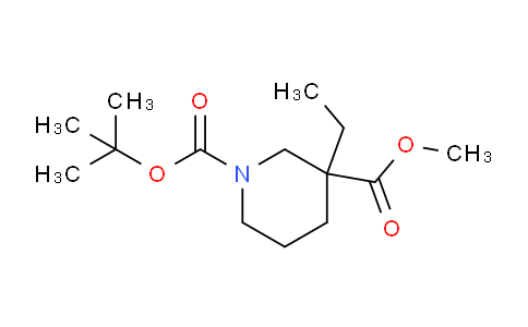 CAS No. 1363165-85-8, Methyl 1-boc-3-ethylpiperidine-3-carboxylate