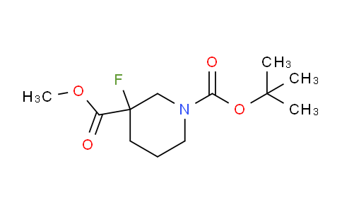 CAS No. 934342-31-1, Methyl 1-Boc-3-fluoropiperidine-3-carboxylate