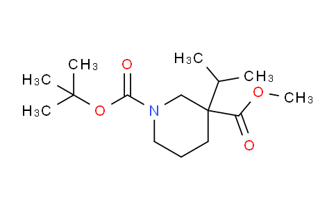 CAS No. 1363166-18-0, Methyl 1-boc-3-isopropylpiperidine-3-carboxylate