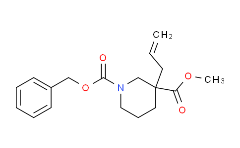 CAS No. 1363166-19-1, Methyl 1-Cbz-3-allylpiperidine-3-carboxylate
