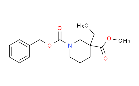 CAS No. 1363166-02-2, Methyl 1-cbz-3-ethylpiperidine-3-carboxylate
