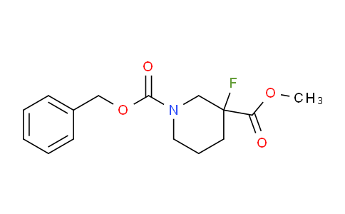 CAS No. 1363166-15-7, Methyl 1-Cbz-3-fluoropiperidine-3-carboxylate