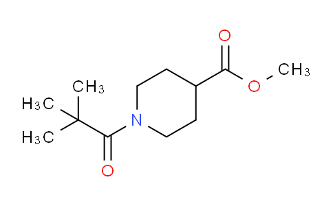 CAS No. 505088-49-3, Methyl 1-pivaloylpiperidine-4-carboxylate