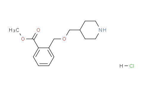 CAS No. 1220034-73-0, Methyl 2-((piperidin-4-ylmethoxy)methyl)benzoate hydrochloride