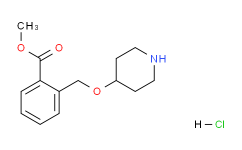 CAS No. 1219976-67-6, Methyl 2-((piperidin-4-yloxy)methyl)benzoate hydrochloride