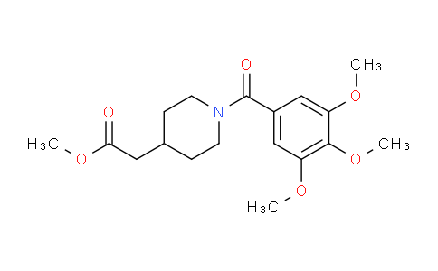 CAS No. 946679-56-7, Methyl 2-(1-(3,4,5-trimethoxybenzoyl)piperidin-4-yl)acetate