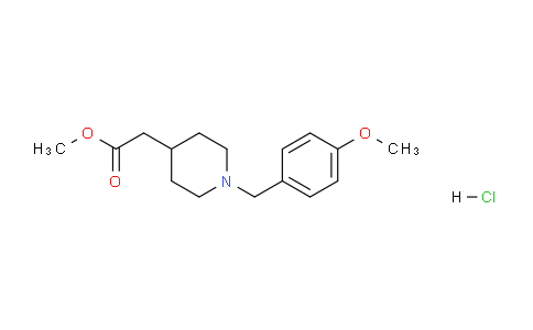 CAS No. 1158640-91-5, Methyl 2-(1-(4-methoxybenzyl)piperidin-4-yl)acetate hydrochloride