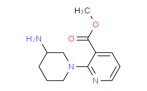 CAS No. 1185538-22-0, Methyl 2-(3-aminopiperidin-1-yl)nicotinate