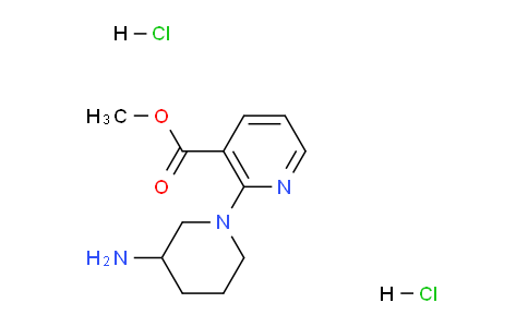 CAS No. 1185309-86-7, Methyl 2-(3-aminopiperidin-1-yl)nicotinate dihydrochloride