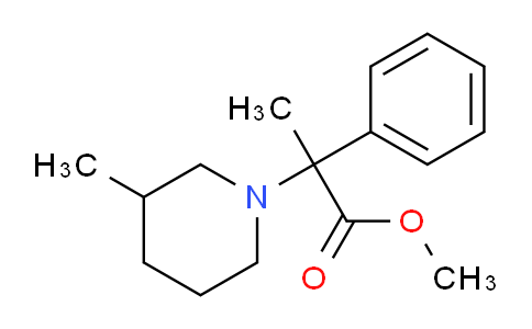 CAS No. 1399659-65-4, Methyl 2-(3-methylpiperidin-1-yl)-2-phenylpropanoate