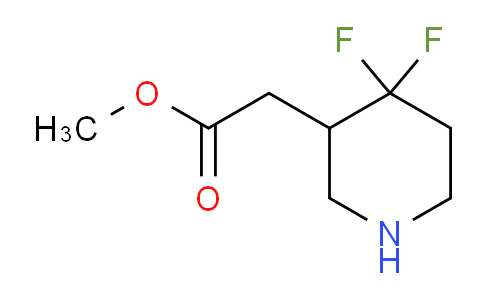 CAS No. 1334471-88-3, Methyl 2-(4,4-difluoropiperidin-3-yl)acetate