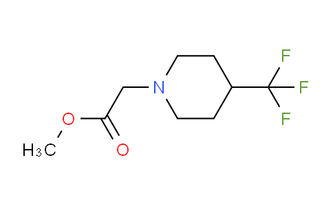 CAS No. 860343-95-9, Methyl 2-(4-(trifluoromethyl)piperidin-1-yl)acetate