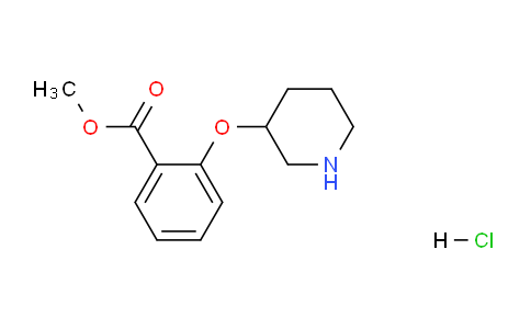 CAS No. 1219976-16-5, Methyl 2-(piperidin-3-yloxy)benzoate hydrochloride