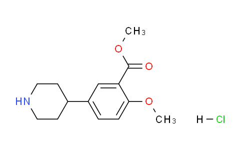 CAS No. 1016979-28-4, Methyl 2-methoxy-5-(piperidin-4-yl)benzoate hydrochloride