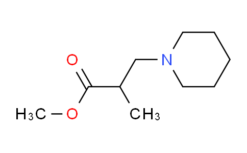 CAS No. 4151-04-6, Methyl 2-methyl-3-(piperidin-1-yl)propanoate