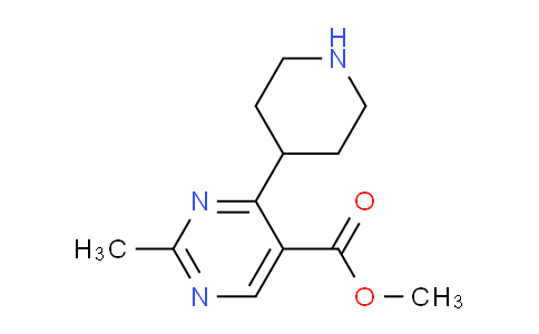 CAS No. 1603912-39-5, Methyl 2-methyl-4-(piperidin-4-yl)pyrimidine-5-carboxylate