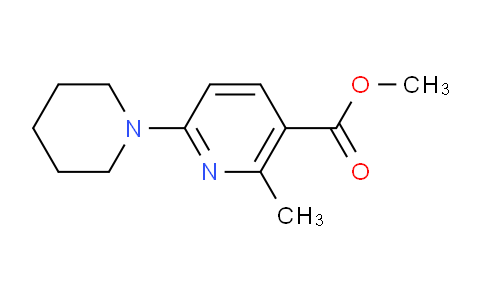 CAS No. 1355237-92-1, Methyl 2-methyl-6-(piperidin-1-yl)nicotinate