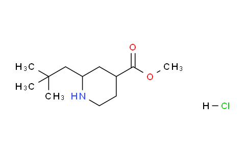 CAS No. 1823254-30-3, Methyl 2-neopentylpiperidine-4-carboxylate hydrochloride