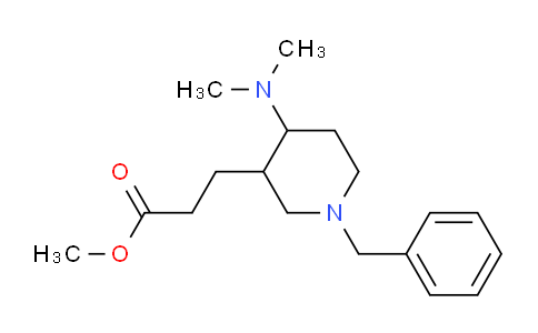 CAS No. 1134331-49-9, Methyl 3-(1-benzyl-4-(dimethylamino)piperidin-3-yl)propanoate