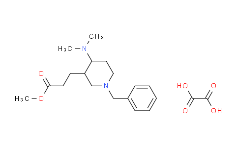 CAS No. 1242339-29-2, Methyl 3-(1-benzyl-4-(dimethylamino)piperidin-3-yl)propanoate oxalate