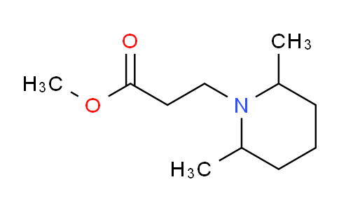 CAS No. 16490-92-9, Methyl 3-(2,6-dimethylpiperidin-1-yl)propanoate