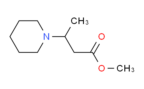 CAS No. 122958-11-6, Methyl 3-(piperidin-1-yl)butanoate