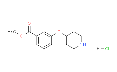 CAS No. 936128-98-2, Methyl 3-(piperidin-4-yloxy)benzoate hydrochloride