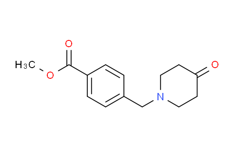 CAS No. 943767-91-7, methyl 4-((4-oxopiperidin-1-yl)methyl)benzoate