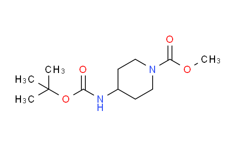 CAS No. 1286274-09-6, Methyl 4-((tert-butoxycarbonyl)amino)piperidine-1-carboxylate