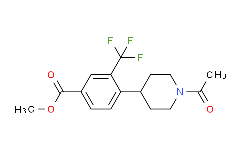 CAS No. 1204331-63-4, Methyl 4-(1-acetylpiperidin-4-yl)-3-(trifluoromethyl)benzoate