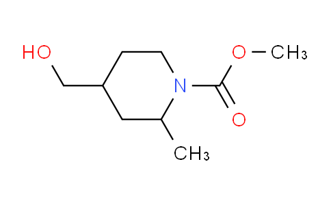 CAS No. 1251843-15-8, Methyl 4-(hydroxymethyl)-2-methylpiperidine-1-carboxylate