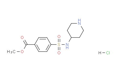 CAS No. 1286264-69-4, Methyl 4-(N-(piperidin-4-yl)sulfamoyl)benzoate hydrochloride