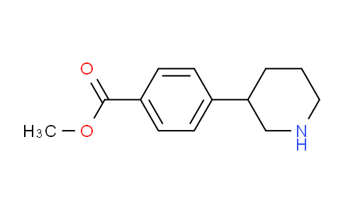 CAS No. 927801-30-7, Methyl 4-(piperidin-3-yl)benzoate