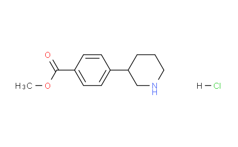 CAS No. 1187173-13-2, Methyl 4-(piperidin-3-yl)benzoate hydrochloride