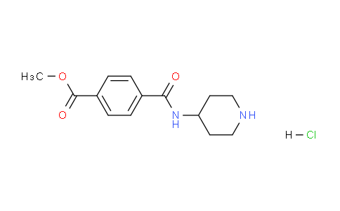 CAS No. 1233954-88-5, Methyl 4-(piperidin-4-ylcarbamoyl)benzoate hydrochloride